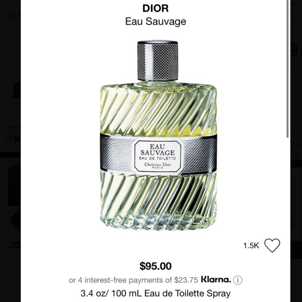 Dior EAU SAUVAGE